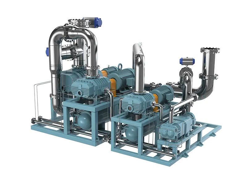 JZJQY Tri-lobe Roots/Liquid Ring Vacuum Pumping System