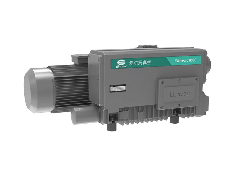 Single-stage directly-coupled rotary vane vacuum pump