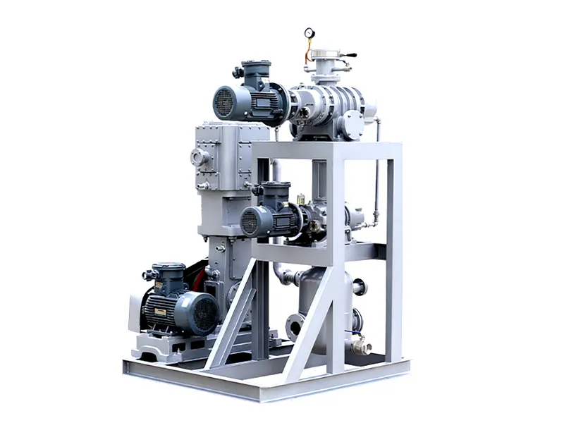 JZJ(Q)W Tri-lobe Roots/Reciprocating Vacuum Pumping System