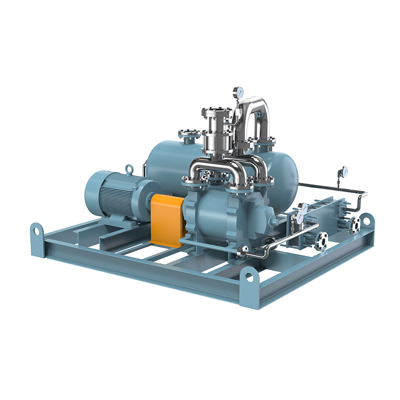 Liquid ring vacuum unit